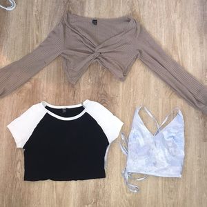Three really cute tops. All or nothing.